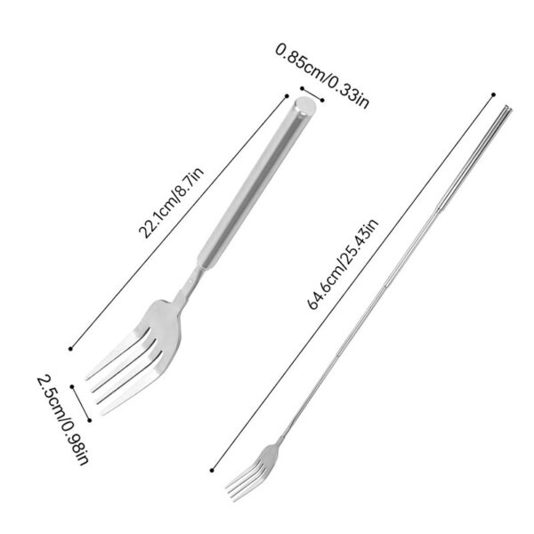 7AD9F0E8355D1DDF6C83D594021F2AEC.jpeg Stainless Steel Telescopic BBQ Fork